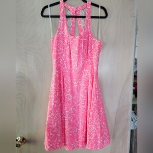 Lilly Pulitzer Pink and White Dress
